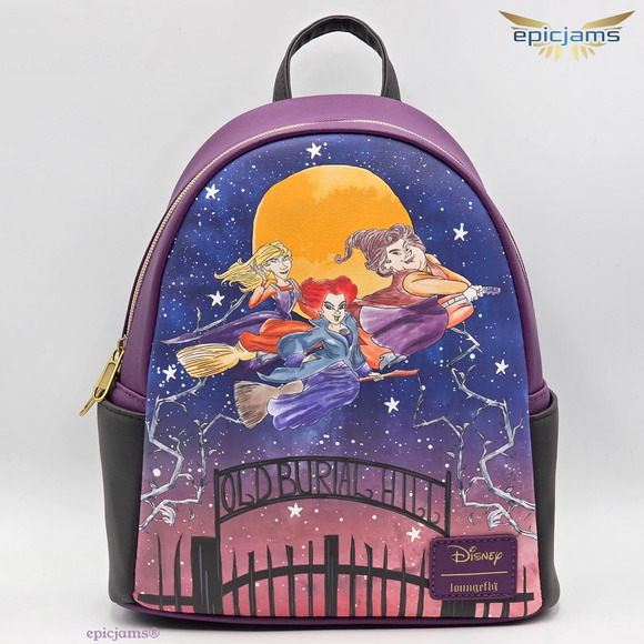 Loungefly Disney Hocus Pocus Cemetery Night Mini Backpack main image 6